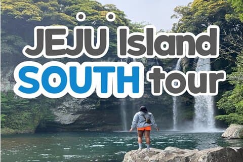 Jeju Island ZUID-tour van een hele dag (toegangsprijs inbegrepen)