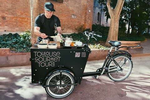 Tour gastronômico e histórico de Toulouse com um chef (em inglês)