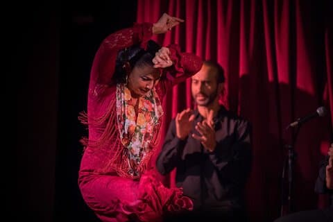Autentisk flamencoshow. Glede og gastronomi Malaga
