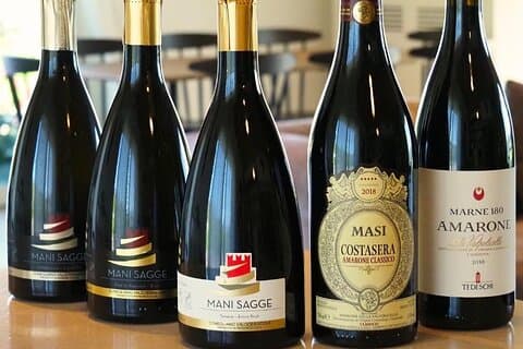 Degustación exclusiva de Prosecco Superior y Amarone