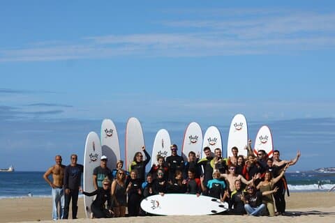 8-dagars surfläger i Ericeira, Portugal.