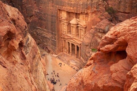 Excursión en tierra de ida y vuelta desde el puerto de Aqaba a Petra y Wadi Rum