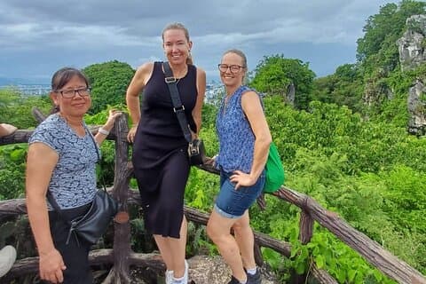 Amazing Marble Mountain -Am Phu Cave -Coconut Jungle- Basket Boat
