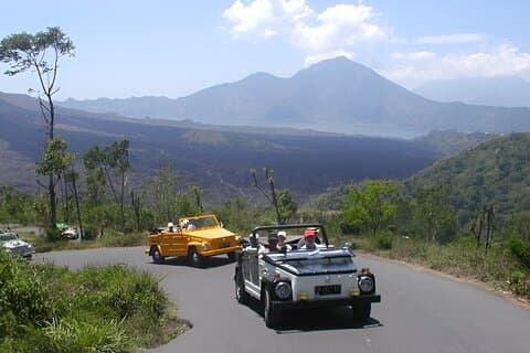 Bali Kintamani-vulkaan voor een hele dag met VW Safari Classic Car Tour