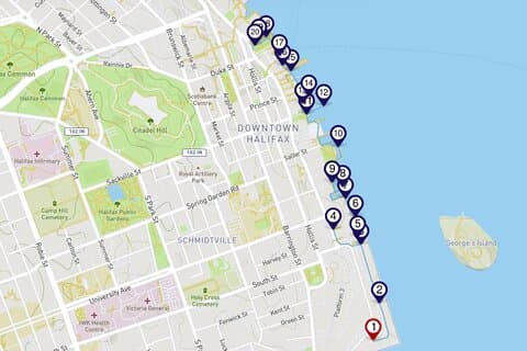 Halifax Boardwalk & Seaport: une visite à pied audio sur smartphone