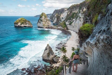 Tour privado: Nusa Penida DiamondBeach-Tree House EastSide Island