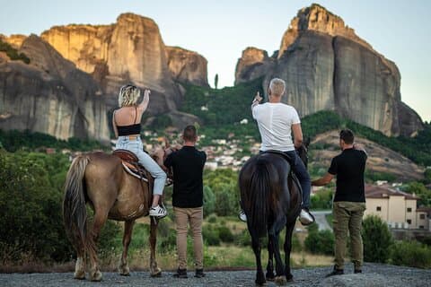 Mystical Sunset Horseback Ride in Meteora: 1-Hour Adventure