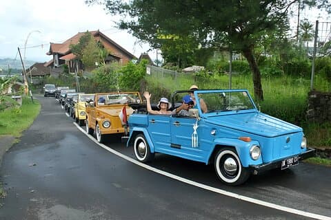 Tour di un'intera giornata a Bali Il meglio di Ubud in auto VW Safari Classic