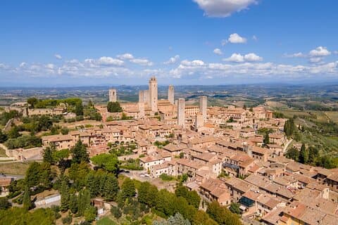 Dagtrip naar San Gimignano, Siena, Monteriggioni, Chianti met lunch