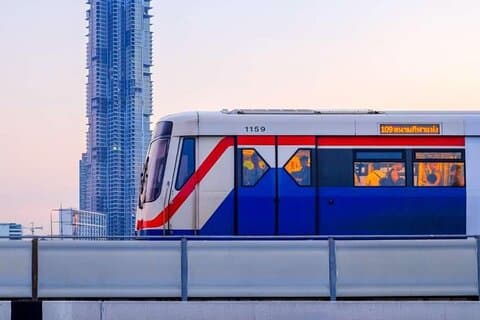 Bangkok BTS Skytrain One-Day Pass with Airport or City Pickup