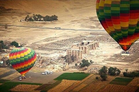 Hot Air Balloon, West Bank Tour and Felucca Sailing in Luxor