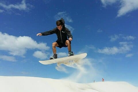 Sandboarding in Atlantis Dunes Cape Town