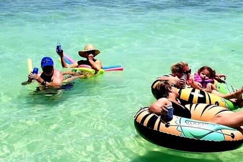 Miami Sand Bar: Svømning Adventure Biscayne Bay på privat båd