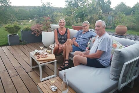 Elegant apéritiflunch med hisnande naturutsikt