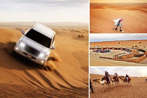 Tour de medio día por la ciudad de Dubái con safari por el desierto, cena con barbacoa y más