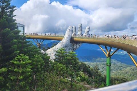 Utforsk Golden Bridge Sunset Private Tour fra Hoi An / Da nang