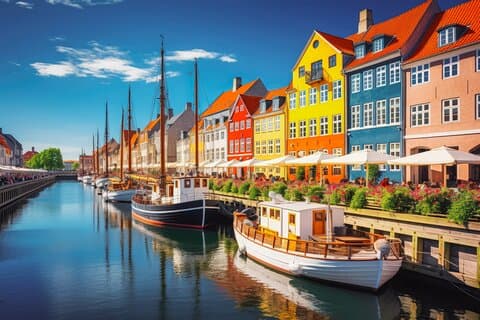 Begeleide autorondleiding door het centrum van Kopenhagen, Nyhavn, paleizen