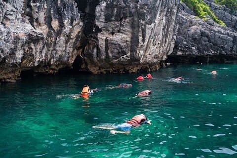 Tour di lusso per piccoli gruppi delle Isole Ang Thong da Koh Samui