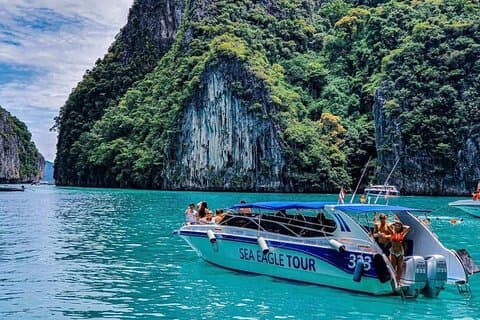 Excursión de un día en lancha rápida desde Krabi a las islas Phi Phi