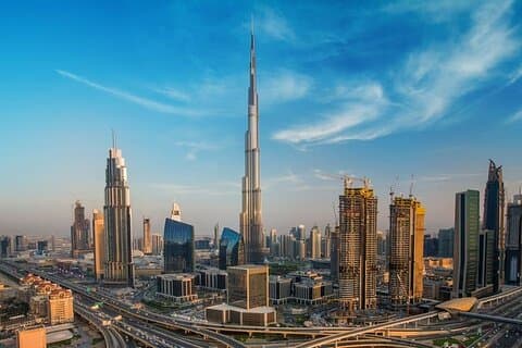 La Dubai moderna e il Burj Khalifa