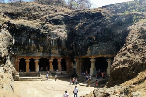 Elephanta-grotten met stadstour door Mumbai