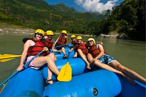 Dagstur till Trishuli River Rafting från Katmandu med transfer