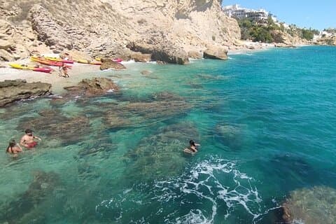 Rutas en Kayak por las Calas de Villajoyosa