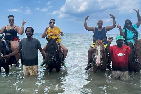 Dunns River Falls og ridetur fra Montego Bay