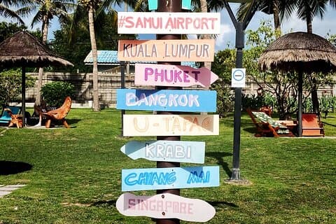 Transport from KohSamuiAirport to ChawengBeach and KohSamuiHotels