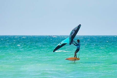 Privat Wing Foil leksjon i Cacun fra Isla Blanca