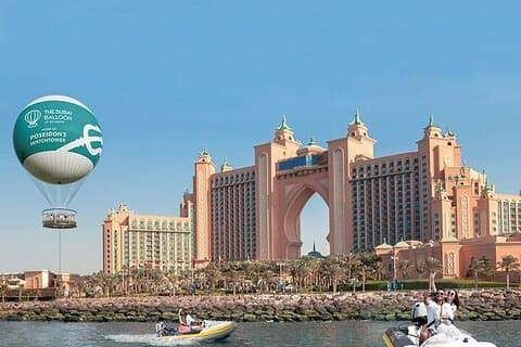 El globo Palm Dubai en Dubai con transporte opcional
