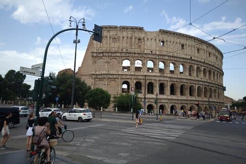 Colosseum, Roman Forum and Trajan's column