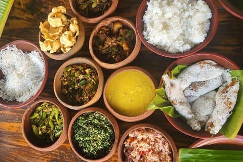 Økologisk matlaging klasse sigiriya hjem Kjøkken (Kumara & familie)