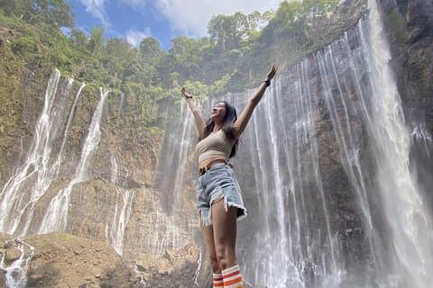 Tour Privado de 3 dias pelas Cachoeiras Sewu, Bromo e Ijen Blue Fire