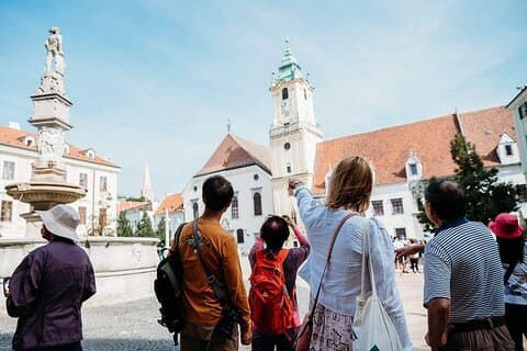Koselig Bratislava tur fra Wien med kaffe og kake