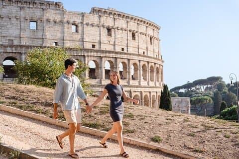 プライベート個人ローマの旅行の写真家は、3時間まで