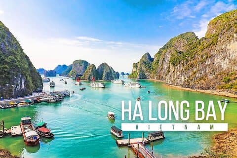 Tour de día completo con crucero de 6 horas en el sitio del patrimonio de la bahía de Halong