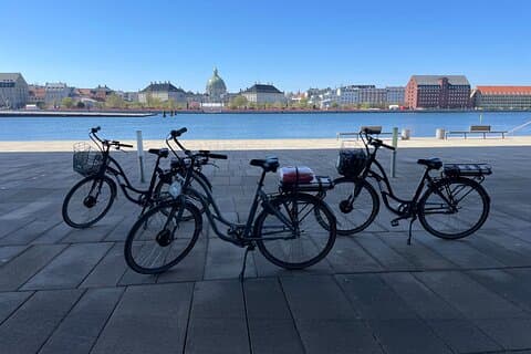 Visite de Noël de 2,5 heures en vélo électrique à Copenhague