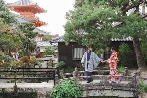 Fotografera med en privat semesterfotograf i KYOTO, JAPAN