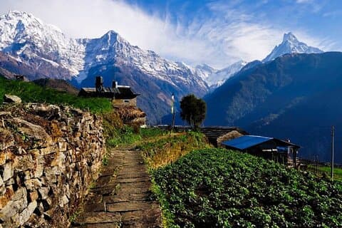 Pokhara 4 Day Australian Camp Astam Village och Panchase Trek