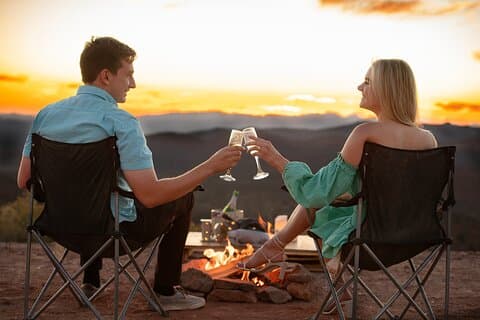 Las Vegas romantisk selvguidet jeep solnedgang piknik eventyr