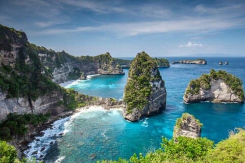 Destaques Nusa Penida Instagram Tour e mergulho com snorkel saindo de Bali