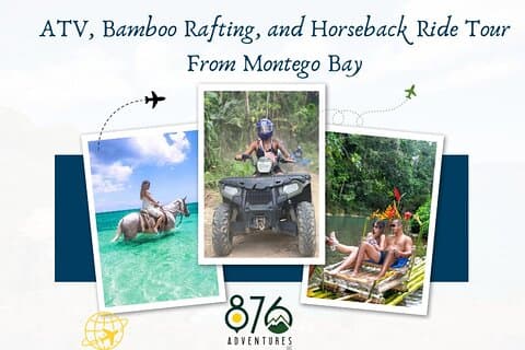 ATV, bamboerafting en paardrijtocht vanuit Montego Bay