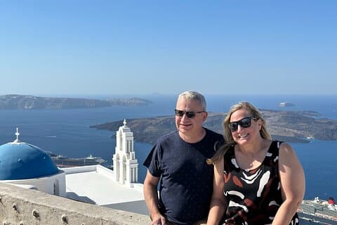 Villages emblématiques de Santorin : Oia, Imerovigli & Firostefani