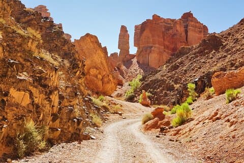 Visite privée d'une journée complète aux canyons de Charyn