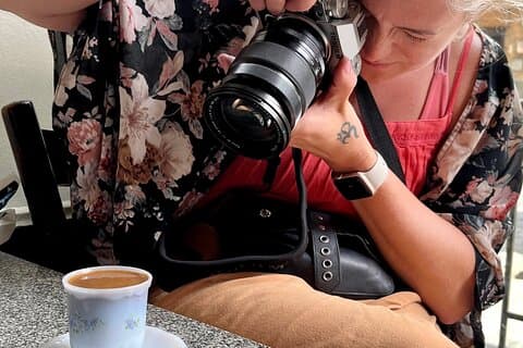 Egyptisk kaffe og lokal frokost