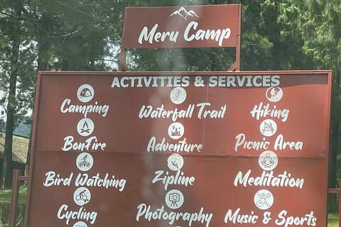 Mount Meru privat vandfaldstur