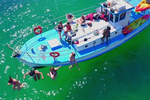 Explore Secret Caves and Beaches of Alvor - Boat & Kayak Tour