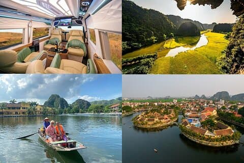 Lusso Tam Coc o Trang An-Mua Cave -Bich Dong Max 6-8 persone/gruppo