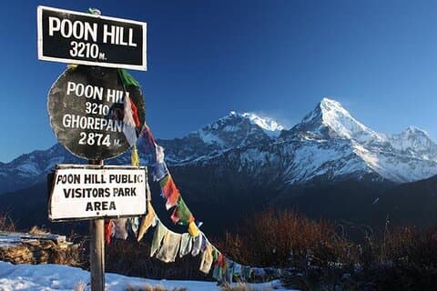 From Pokhara: 5-Day Ghorepani Poon Hill & Ghandruk Village Trek